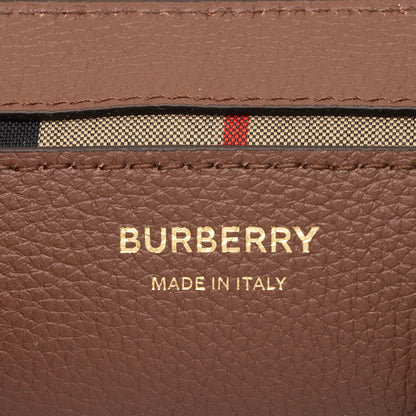 Burberry Calfskin Vintage Check Note Bag