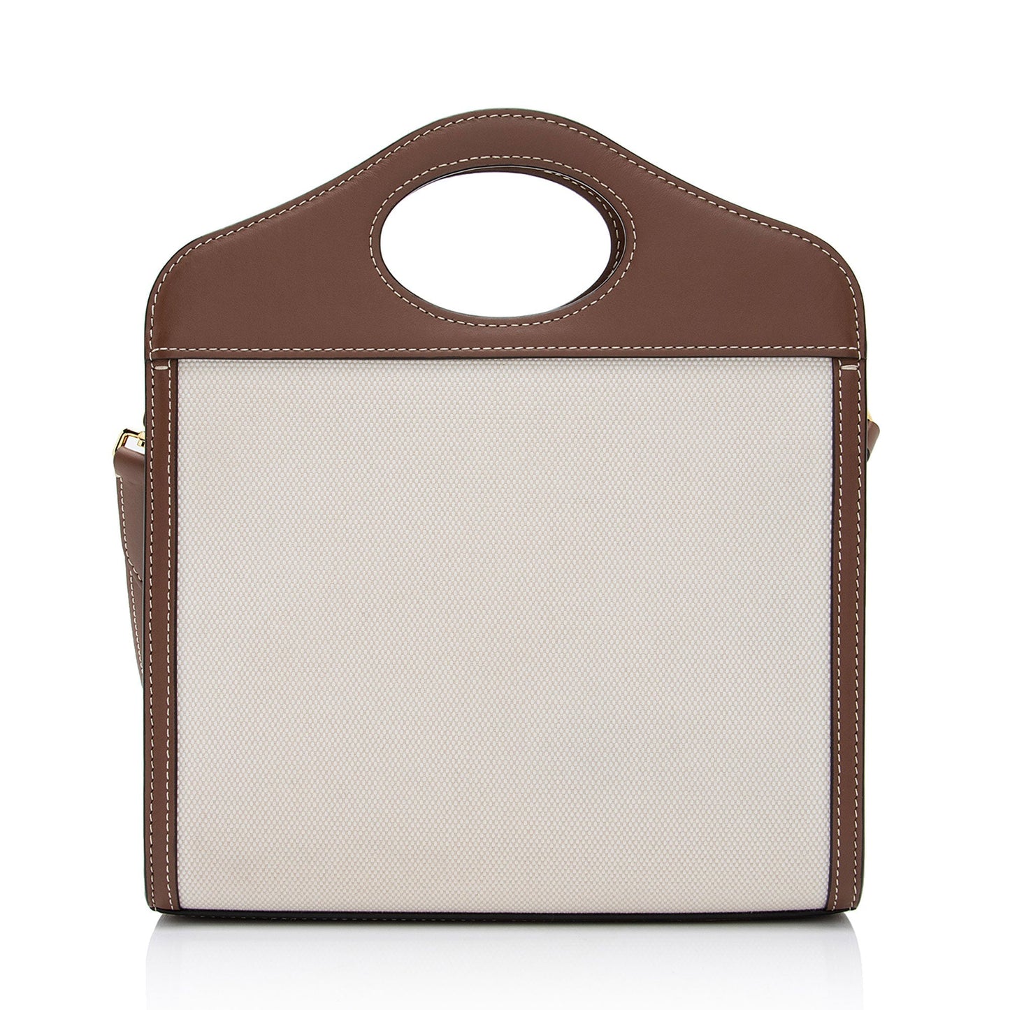 Burberry Canvas Horseferry Mini Pocket Tote