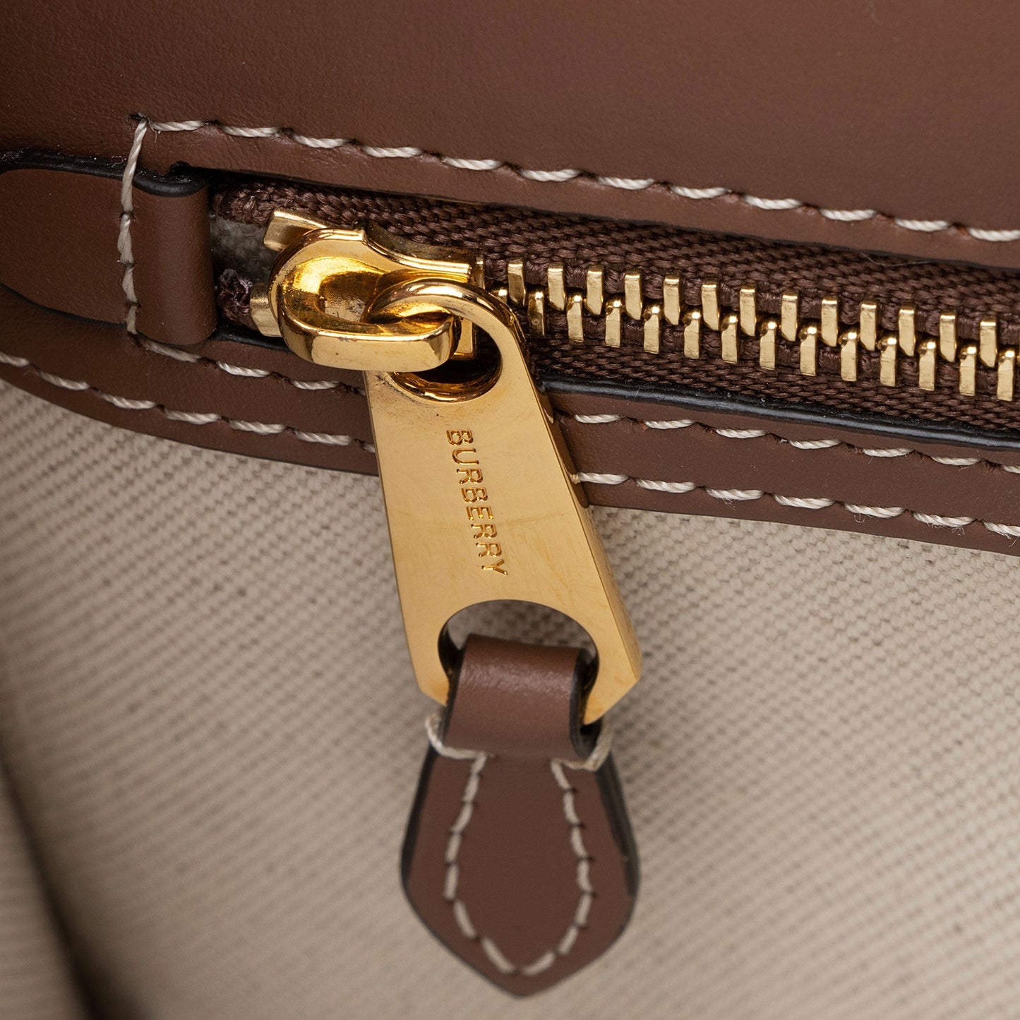 Burberry Canvas Horseferry Mini Pocket Tote