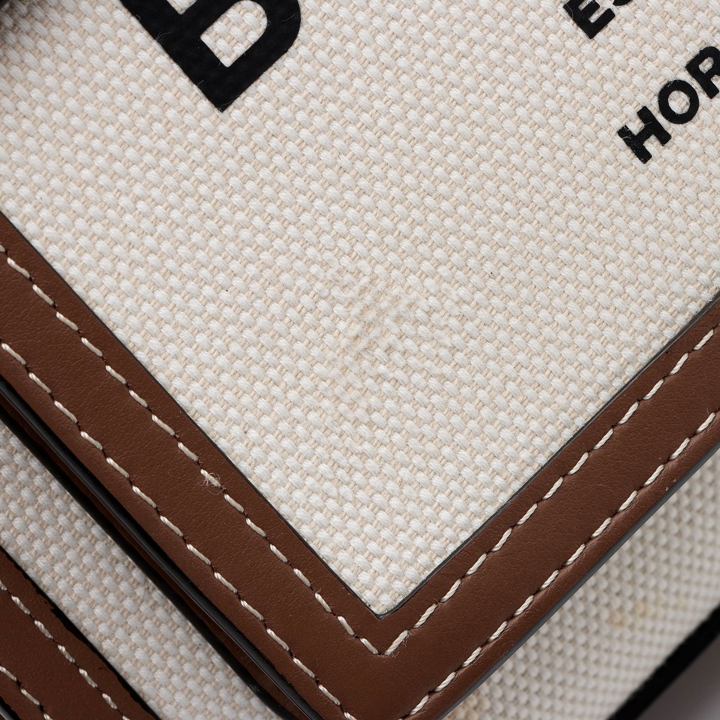Burberry Canvas Horseferry Mini Pocket Tote