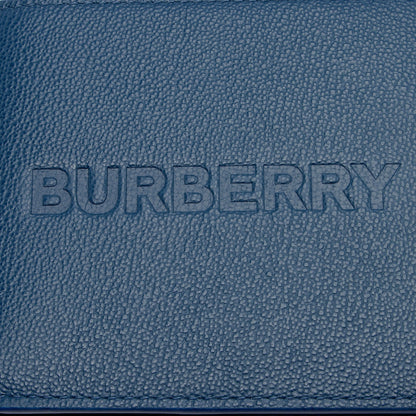 Burberry Grainy Calfskin Embossed Logo Bi-Fold Wallet (SHF-eDYuMU)