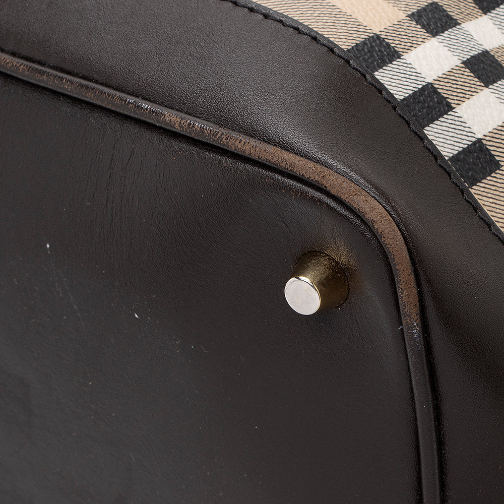 Burberry Haymarket Check Golderton Tote