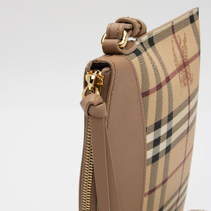 Burberry Haymarket Check Peyton Crossbody Bag