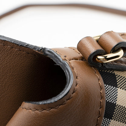 Burberry Horseferry Check Leah Crossbody Bag