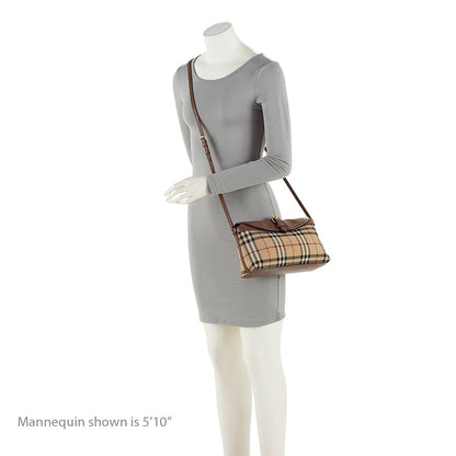 Burberry Horseferry Check Leah Crossbody Bag