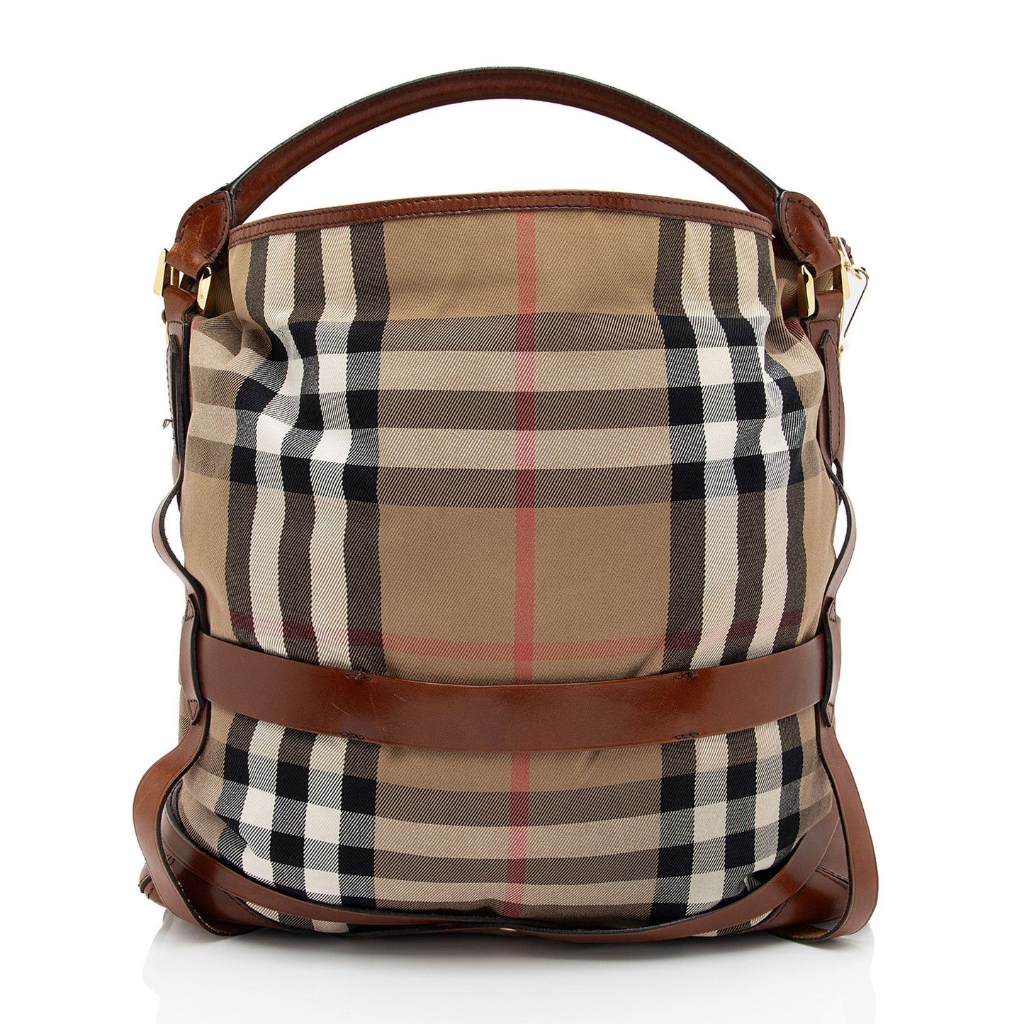 Burberry House Check Bridle Gosford Large Hobo