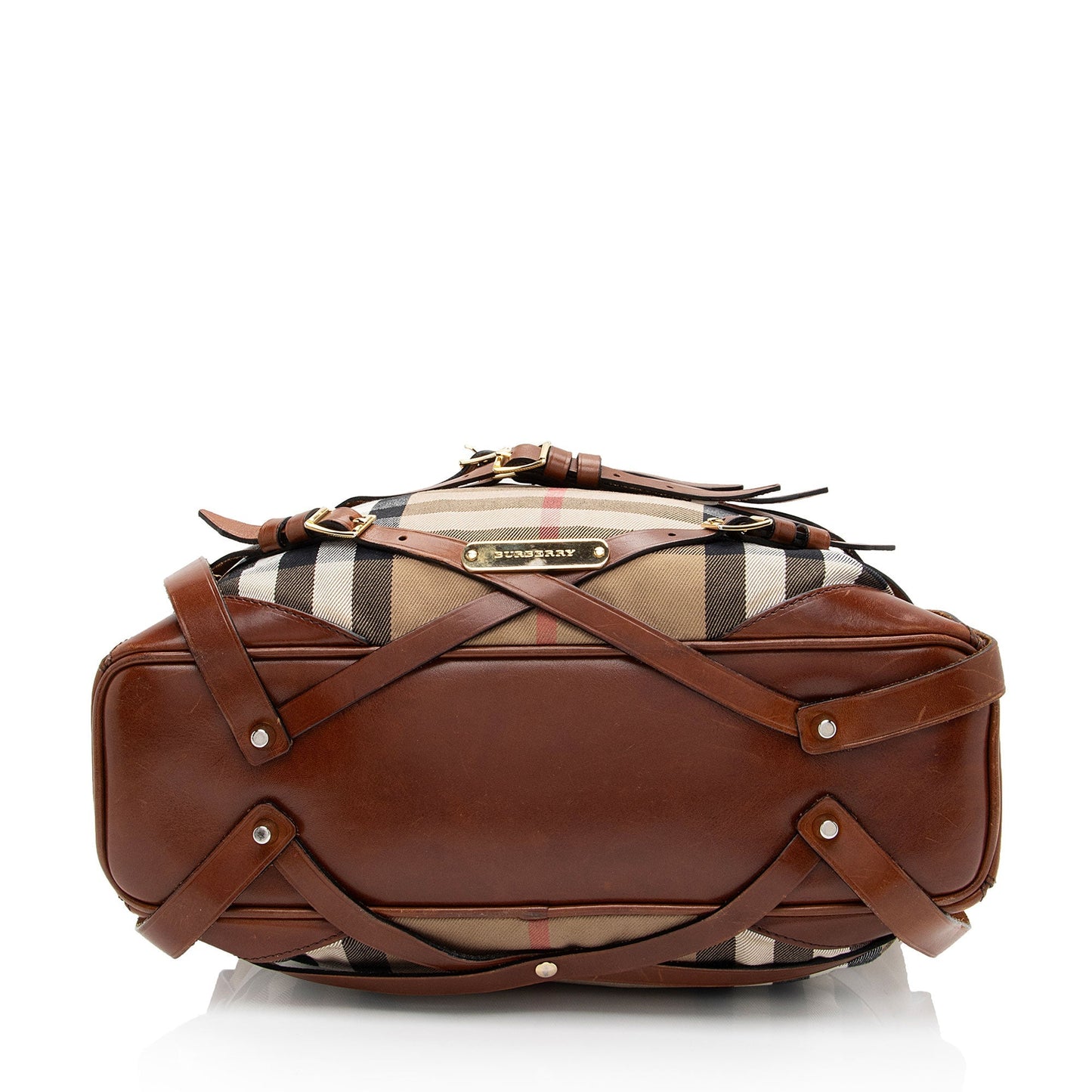 Burberry House Check Bridle Gosford Large Hobo