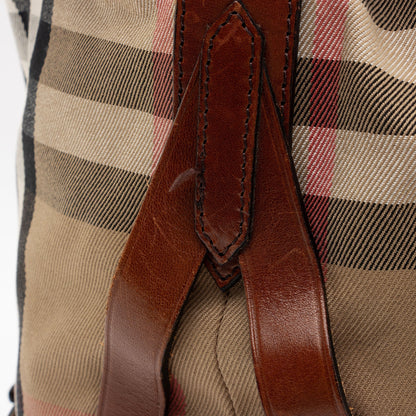 Burberry House Check Bridle Gosford Large Hobo