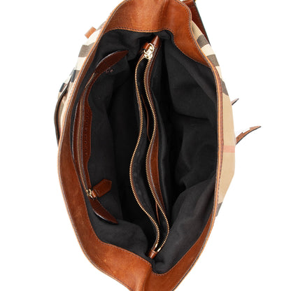 Burberry House Check Bridle Gosford Large Hobo