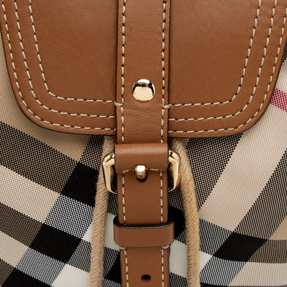 Burberry House Check Dennis Small Backpack