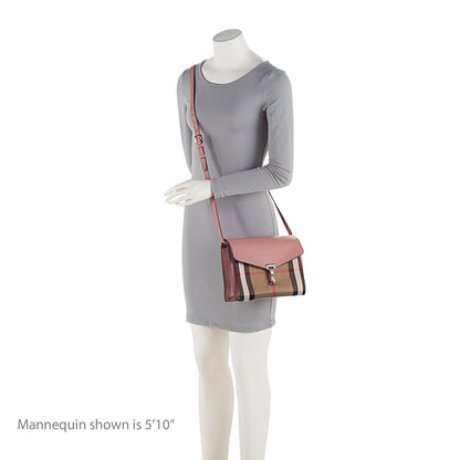 Burberry House Check Macken Small Crossbody Bag