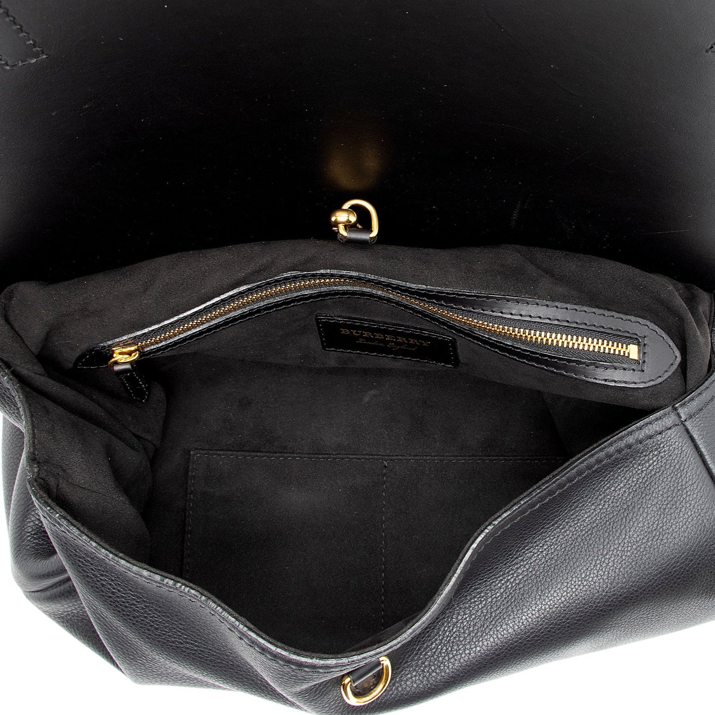 Burberry Leather Bridle Medium Shoulder Bag