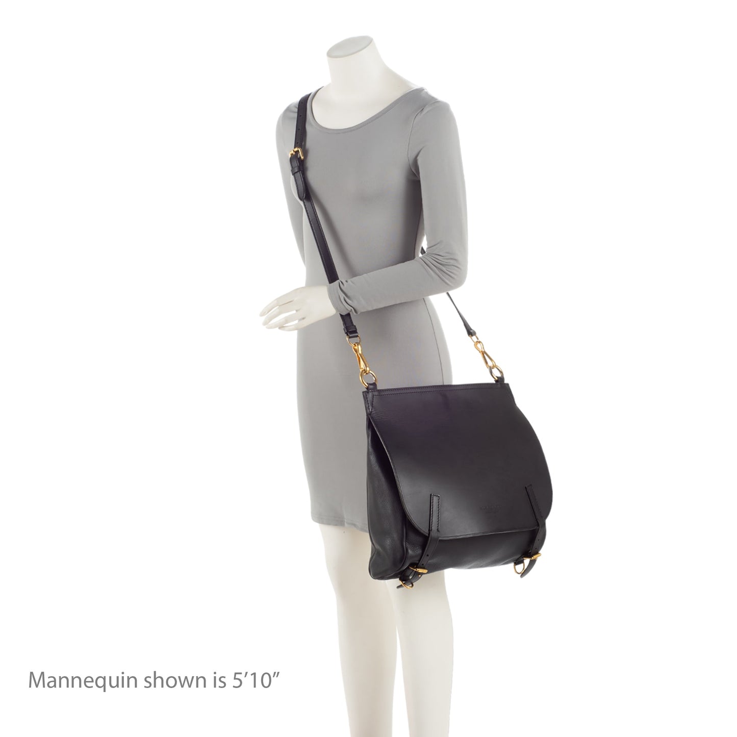 Burberry Leather Bridle Medium Shoulder Bag