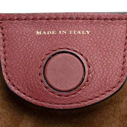 Burberry Leather Crest Grommet Detail Tote