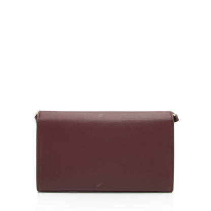 Burberry Leather Hazelmere Wallet On Strap