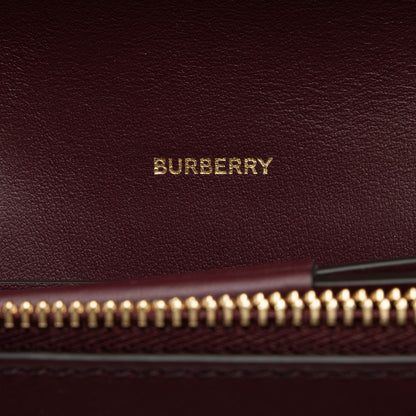 Burberry Leather Hazelmere Wallet On Strap