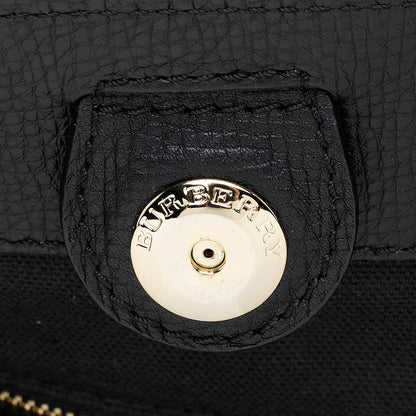 Burberry Leather House Check Derby Canterbury Small Tote