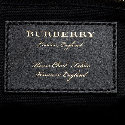 Burberry Leather House Check Derby Canterbury Small Tote