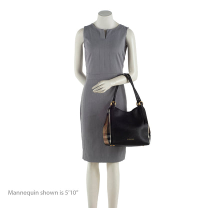 Burberry Leather House Check Derby Canterbury Small Tote
