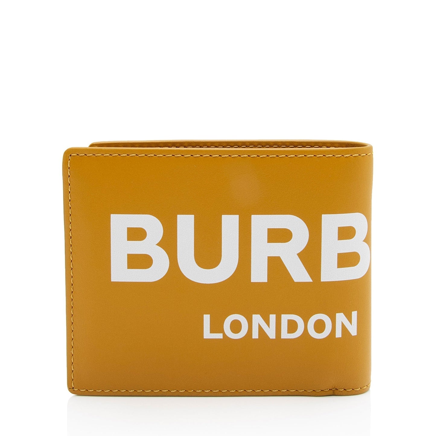 Burberry Leather Logo Bi-Fold Wallet (SHF-jCmrlm)