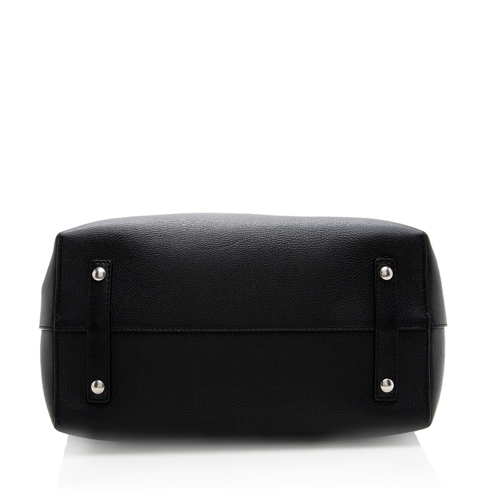 Burberry Leather Marais Medium Belted Tote