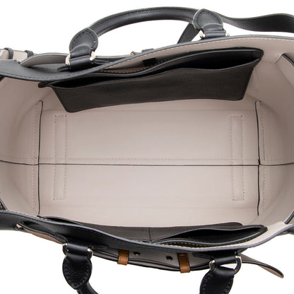 Burberry Leather Marais Medium Belted Tote