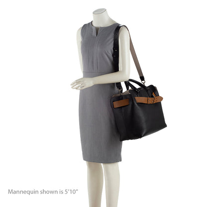 Burberry Leather Marais Medium Belted Tote