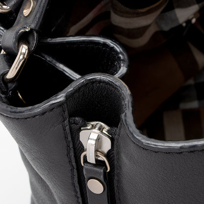 Burberry Leather Medium Maidstone Tote (SHF-18145)