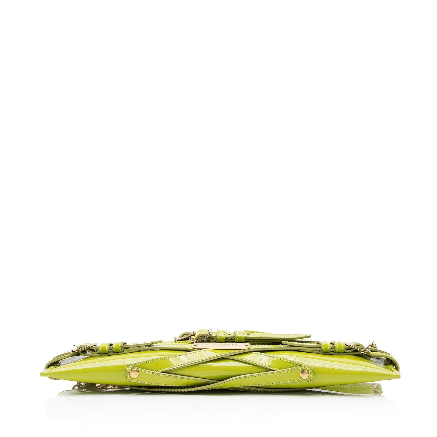 Burberry Patent Leather Parmoor Prorsum Clutch