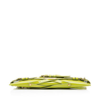 Burberry Patent Leather Parmoor Prorsum Clutch