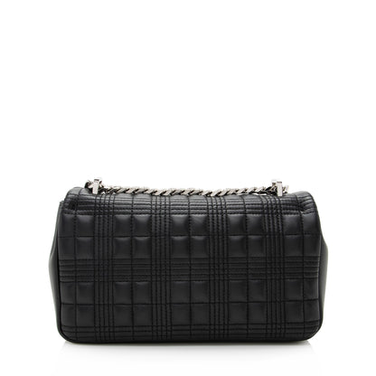 Burberry Quilted Lambskin TB Lola Chain Small Crossbody Bag