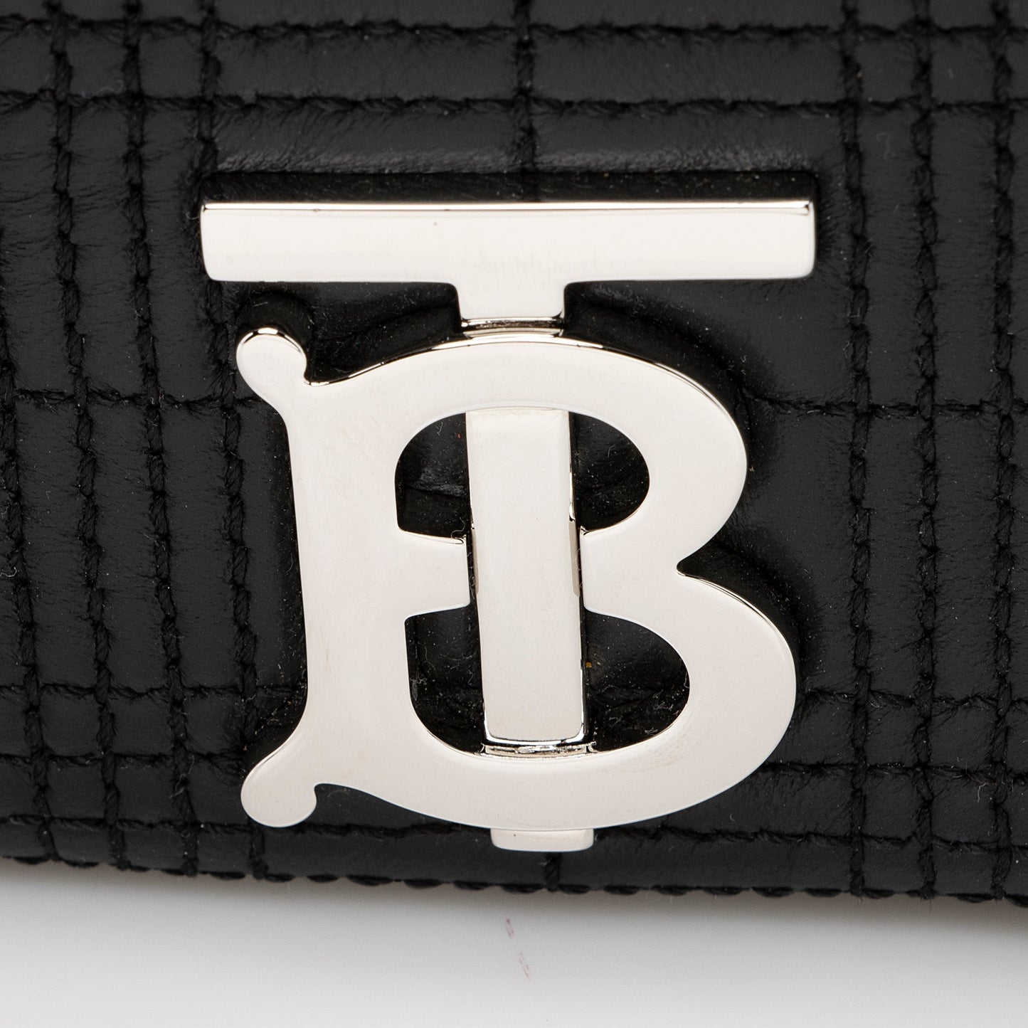 Burberry Quilted Lambskin TB Lola Chain Small Crossbody Bag