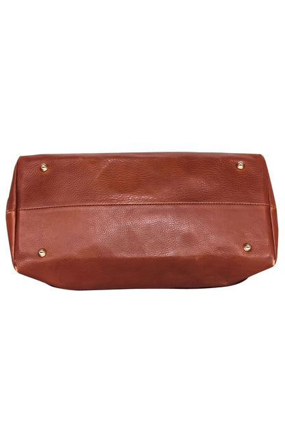 Burberry - Tan Leather Long Leather Bag