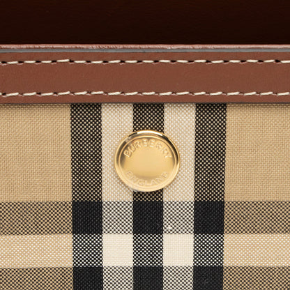 Burberry Vintage Check Title Mini Tote