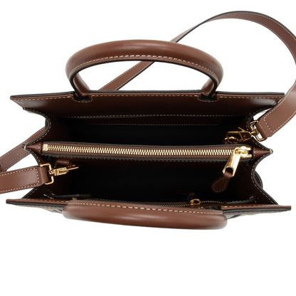 Burberry Vintage Check Title Mini Tote