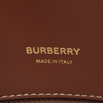 Burberry Vintage Check Smooth Calfskin Title Small Tote