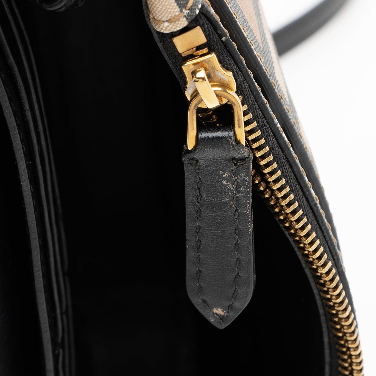 Burberry Vintage Check Wallet with Strap