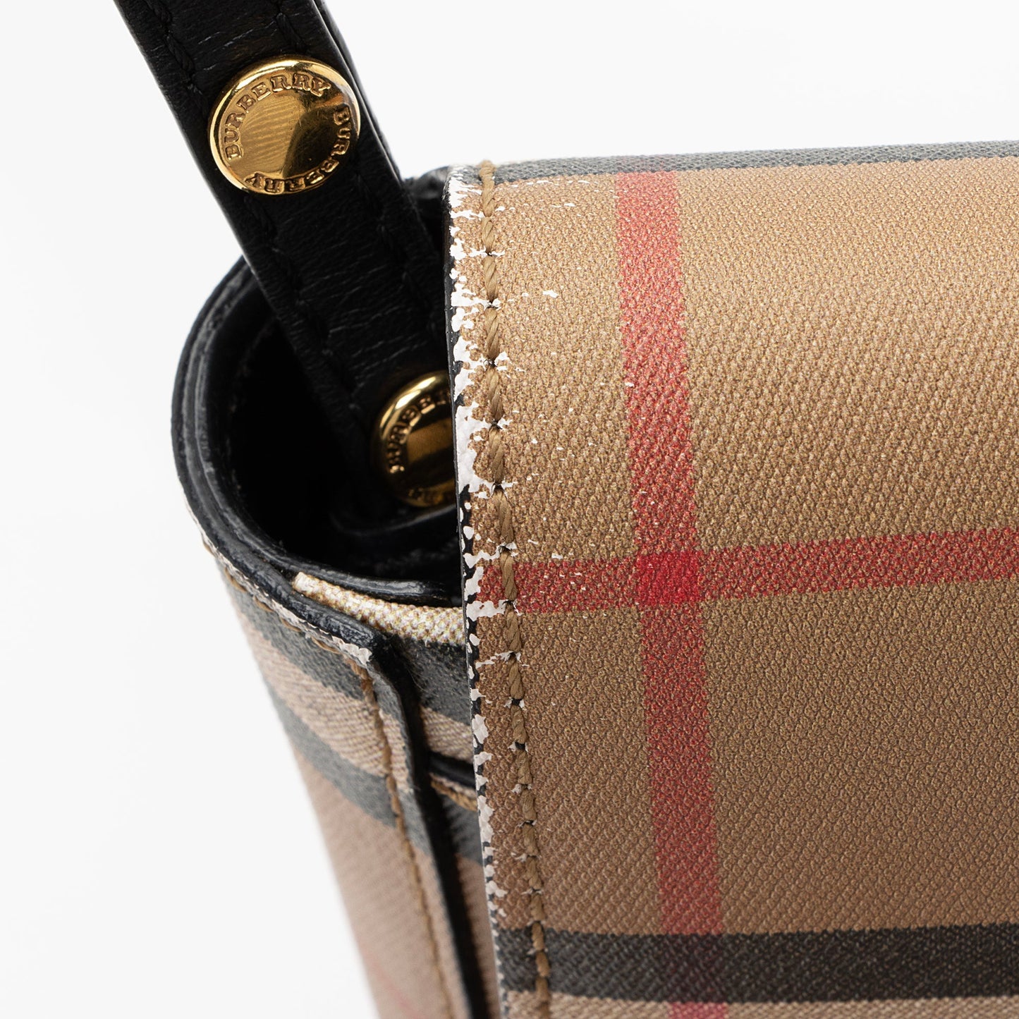 Burberry Vintage Check Wallet with Strap