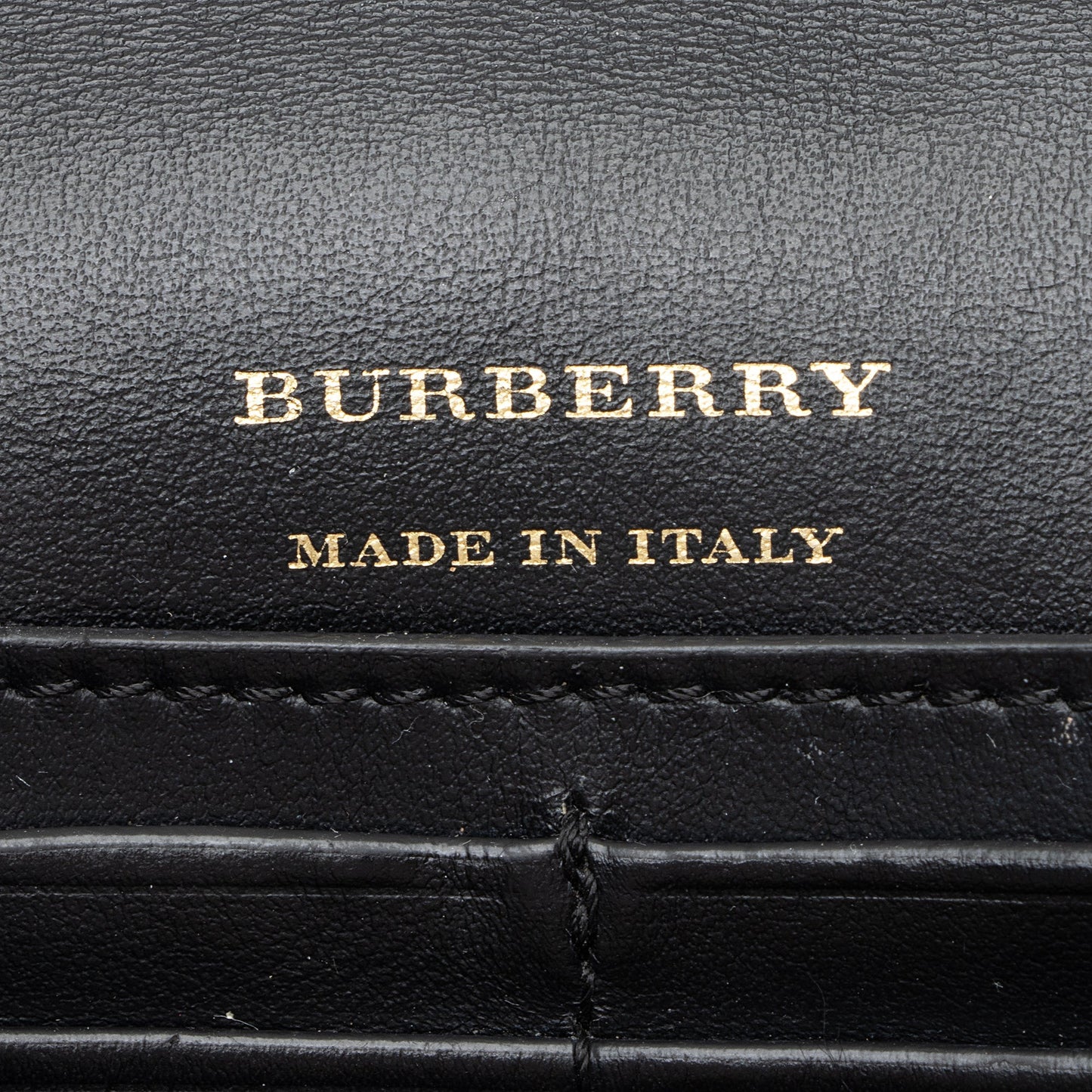 Burberry Vintage Check Wallet with Strap