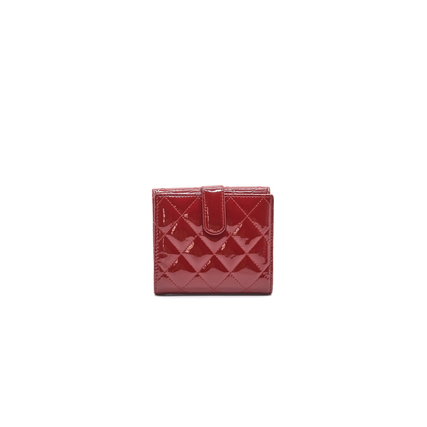Chanel Patent small Wallet Rouge SHW
