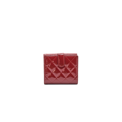 Chanel Patent small Wallet Rouge SHW