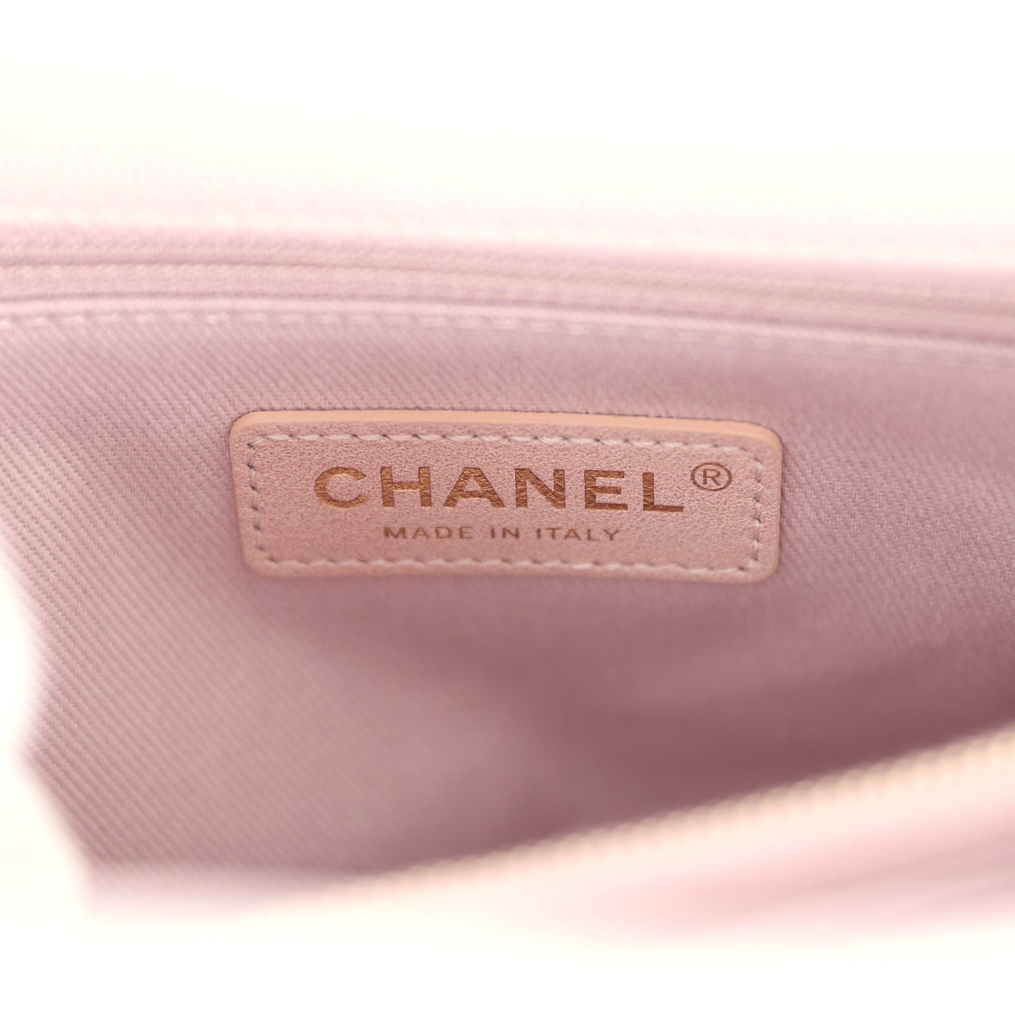 Chanel Medium Coco Handle Flap Bag Light Purple Caviar Light Gold Hardware