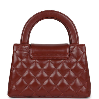 Chanel Small Kelly Brown Shiny Aged Calfskin Brushed Gold Hardware