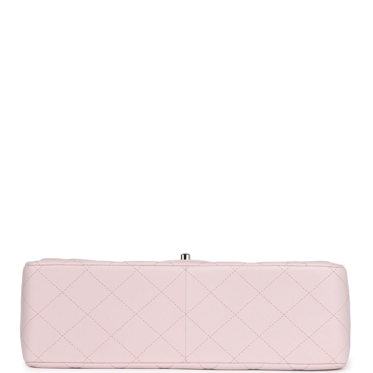 Chanel Jumbo Classic Double Flap Light Pink Lambskin Silver Hardware