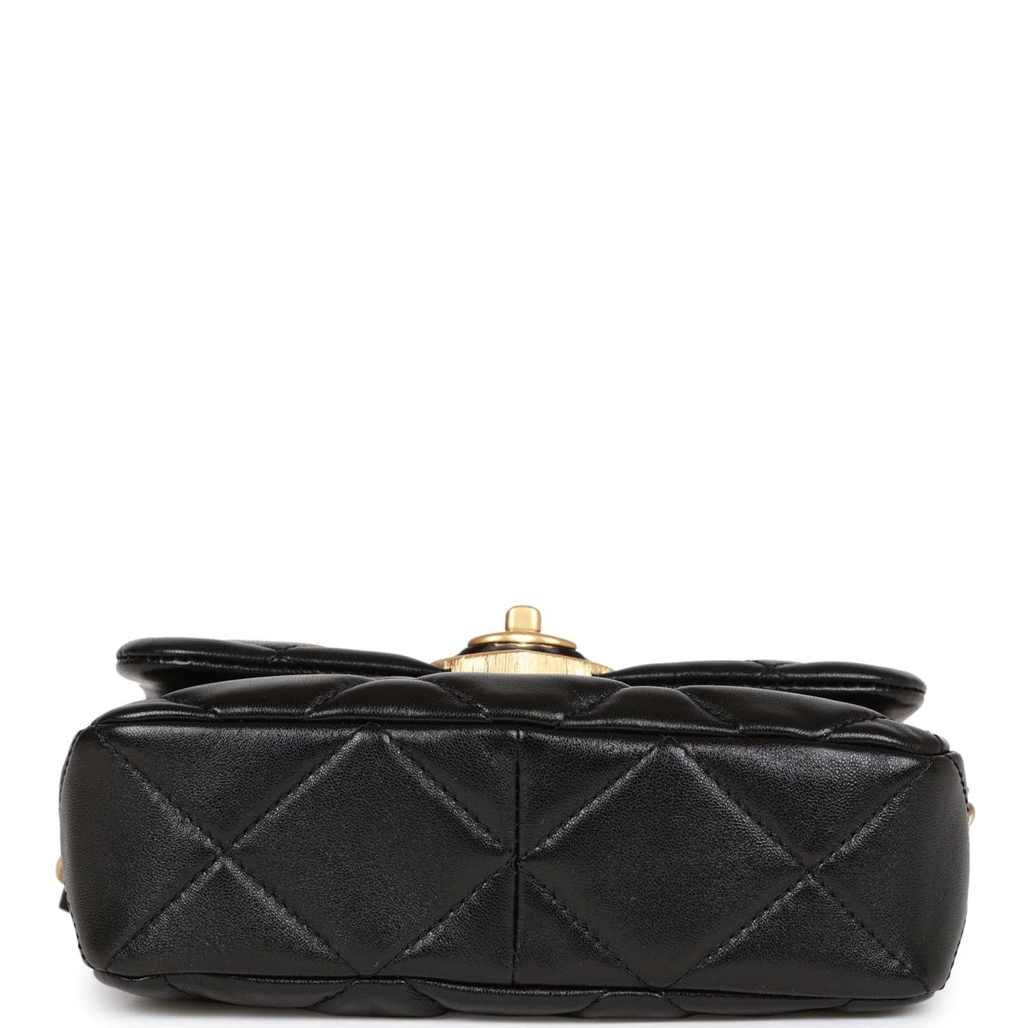 Chanel Heart Mini Flap Bag Black Lambskin Antique Gold Hardware