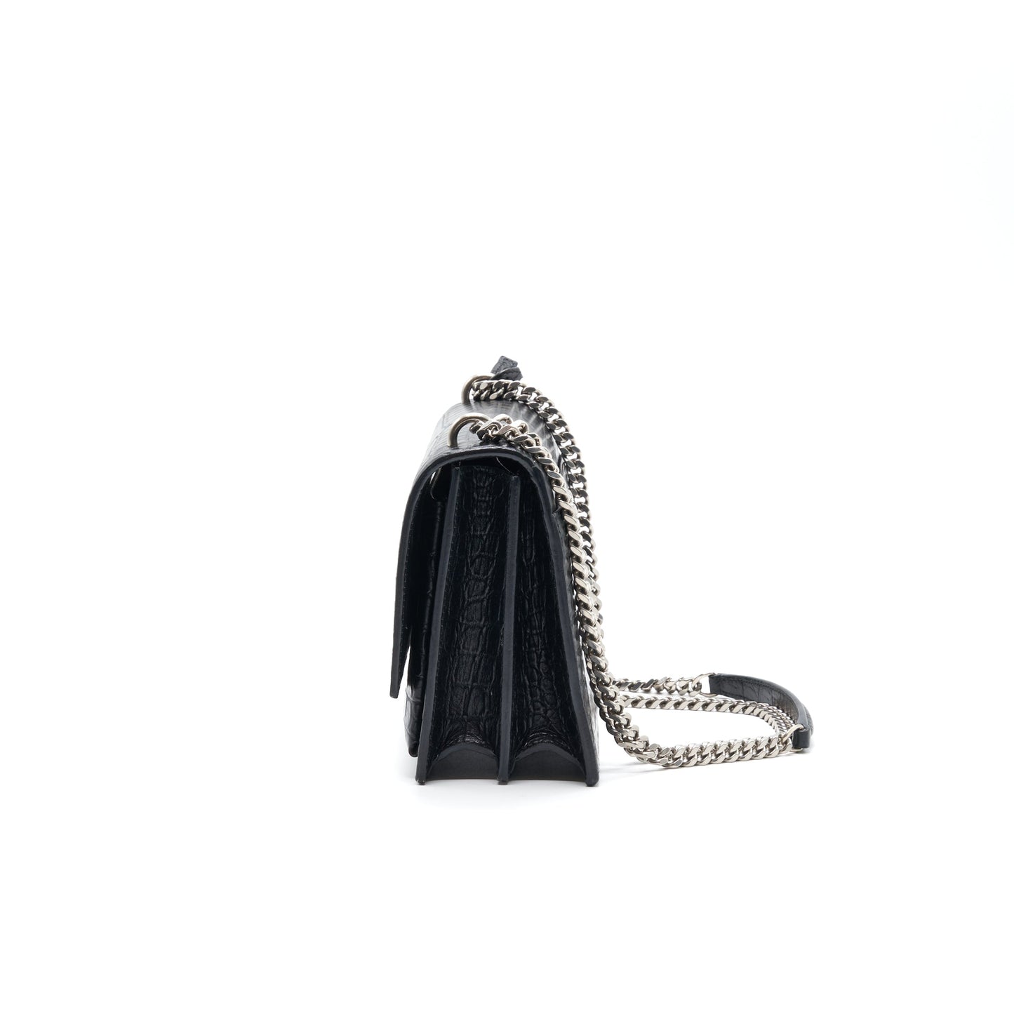 Saint Laurent Sunset Bag Black SHW