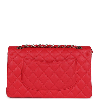 Chanel Small Classic Double Flap Red Caviar Light Gold Hardware