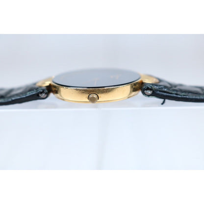 Good ( Rank AB)｜ Dior Leather Quartz Watch Black｜S24062407