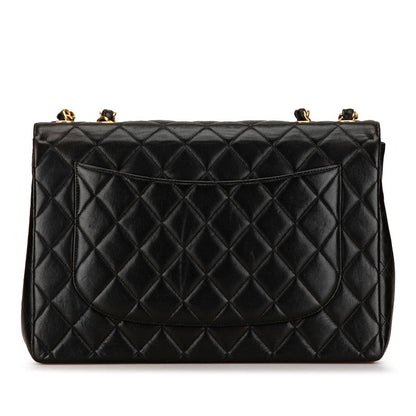 Chanel Jumbo Classic Single Flap Bag Leather Shoulder Bag in Good condition