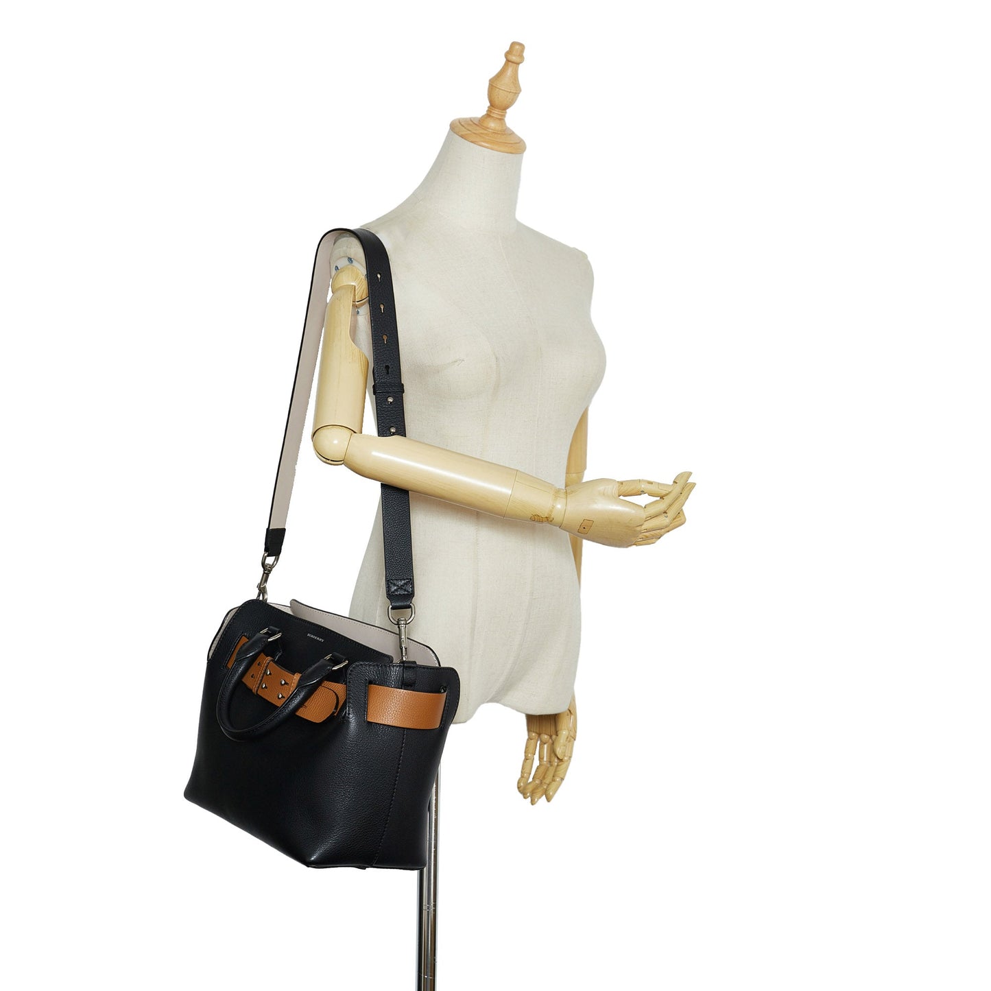Burberry Belt Handbag Black